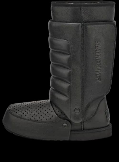 So Armourite Greaves x UGG 'Black White'