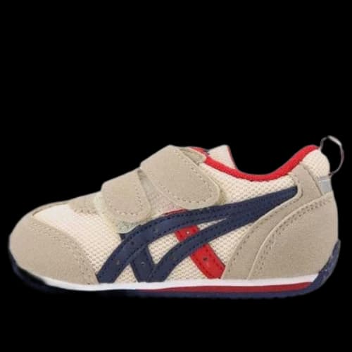 (TD) ASICS Idaho Mini 3 Shoes 'Beige Navy Red'