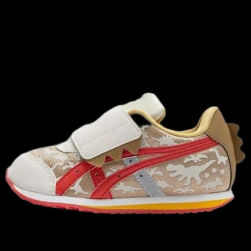 (TD) ASICS Idaho Baby 'White Brown'