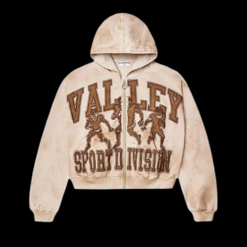 Vale Forever Mud Friday Zip Up Hoodie 'Brown'