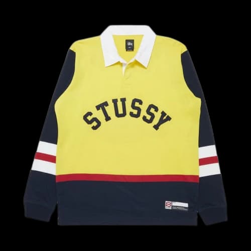 Stussy Rugby Arc Polo 'Yellow'