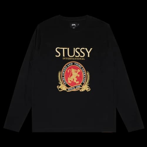 Stussy Beer League Long-Sleeve Crew 'Black'