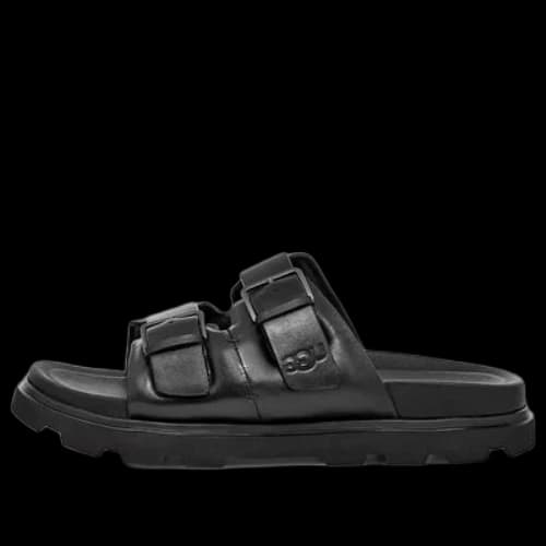 UGG Capitola Buckle Slide Sandal 'Black'