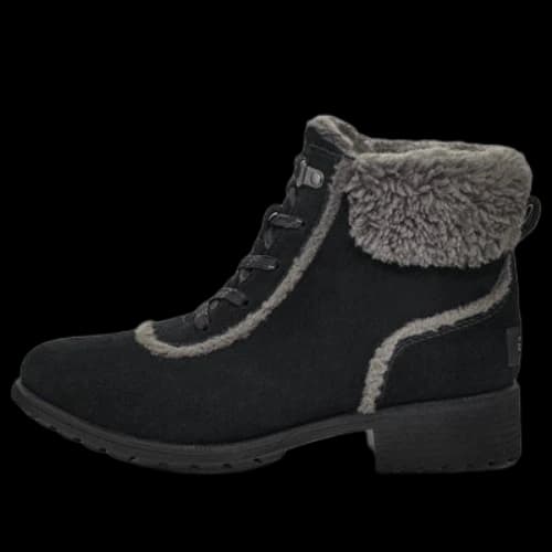 UGG Bodie Fur Lace Boot 'Black' (Women's)
