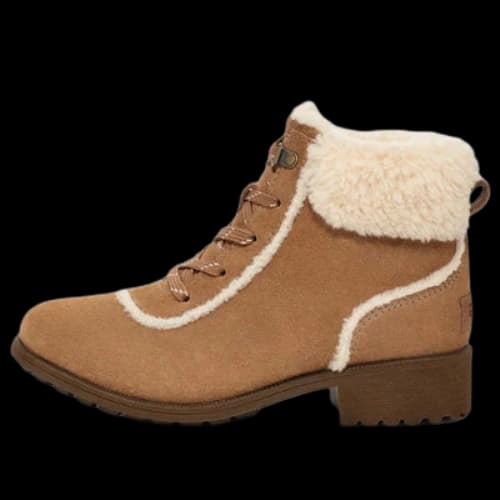 UGG Bodie Fur Lace Boot 'Chestnut' (Women's)