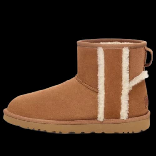 UGG Classic Mini Shearling Logo 'Chestnut' (Women's)