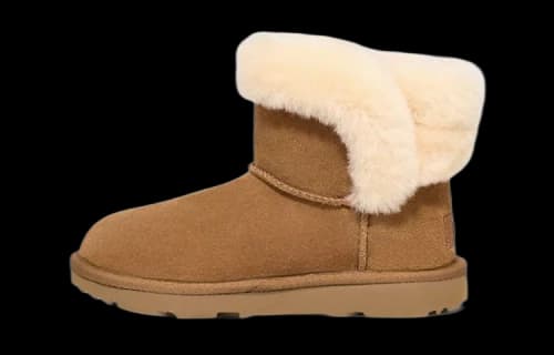(PS) UGG Classic Low Fur 'Chestnut'