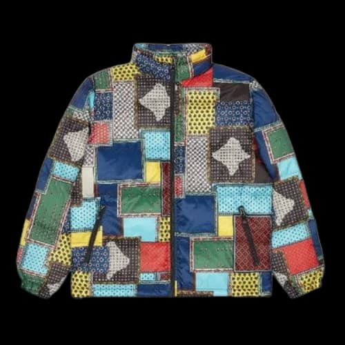 Stussy Puffer Patchwork Jacket 'Multicolor '
