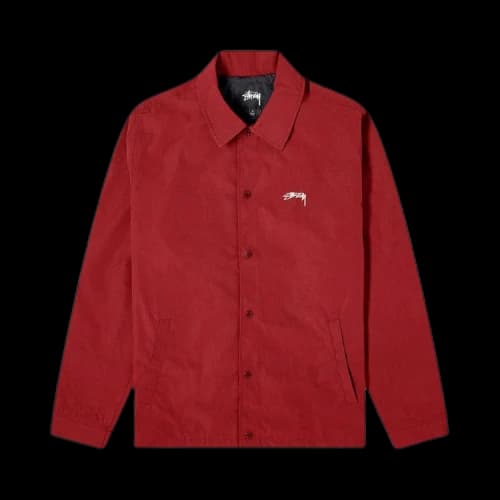 Stussy Classic Coach Jacket Brick