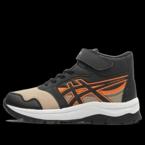 (GS) ASICS LAZERBEAM High-Top Sneakers 'Black Orange Beige'