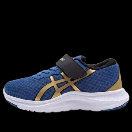 (GS) ASICS Lazerbeam MH Shoes 'Blue Gold Black'