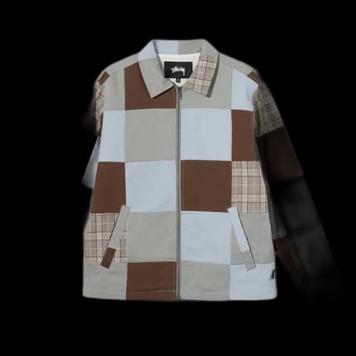 Stussy Patchwork Zip Jacket 'Multicolor'