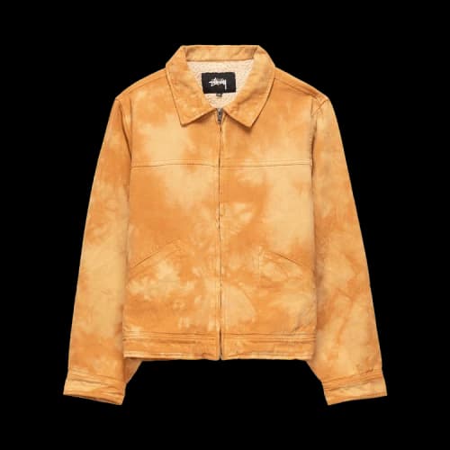 Stussy Shearling Dyed Trucker Jacket 'Brown'