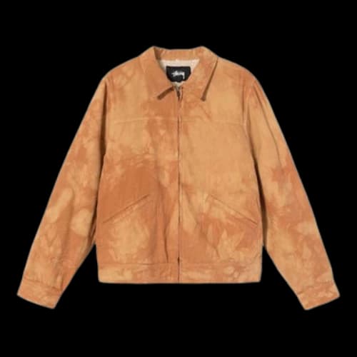 Stussy Tie Dye Jacket Unisex Brown