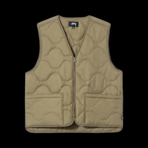Stussy Quilted Liner Vest 'Coyote'