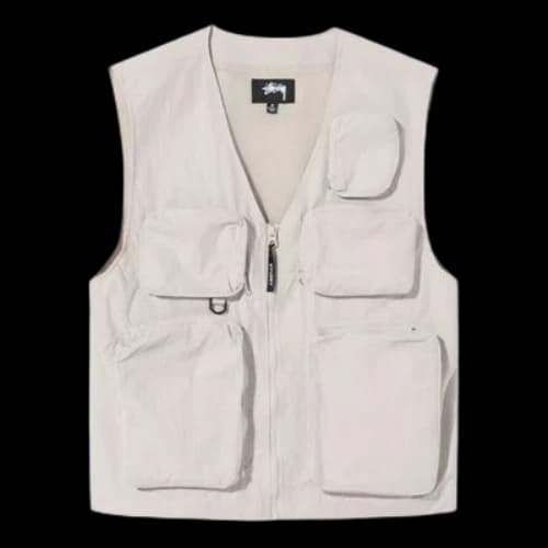 Stussy Nylon Approach Vest 'Off White'