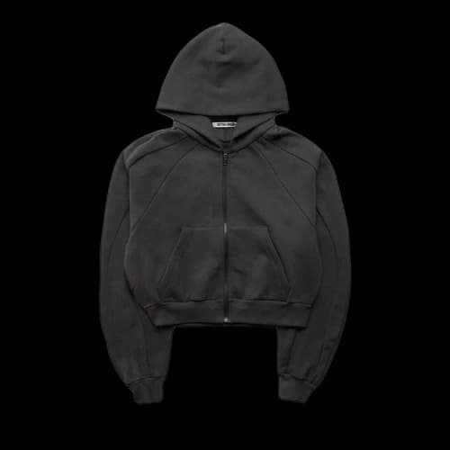 Ottolinger Multiline Zip Hoodie 'Black'