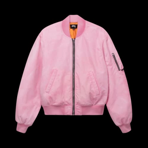 Stussy Dyed Nylon Bomber 'Pink'