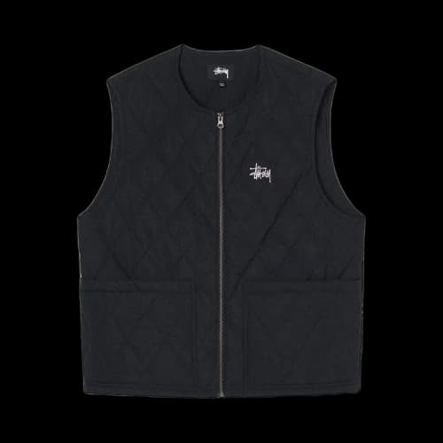 Stussy Diamond Quilted Vest 'Black'