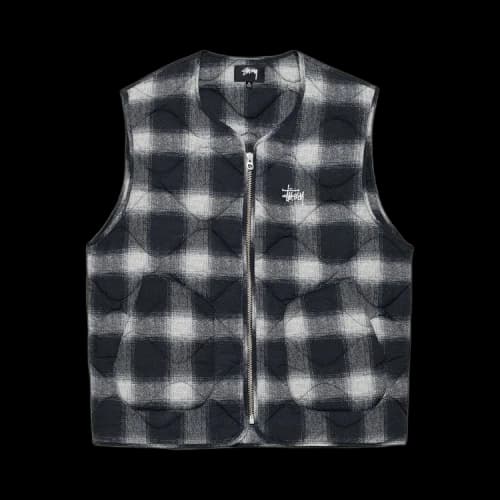 Stussy Recycled Nylon Liner Vest 'Black'
