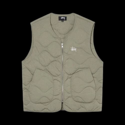 Stussy Recycled Nylon Liner Vest 'Cayote'
