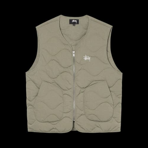 Stussy Recycled Nylon Liner Vest 'Coyote'