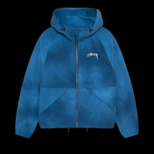 Stussy Wave Dye Beach Shell Jacket Cobalt