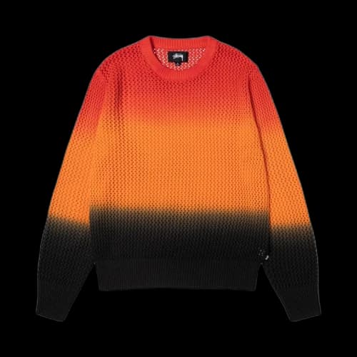 Stussy Pigment Dyed Loose Gauge Sweater 'Lava'