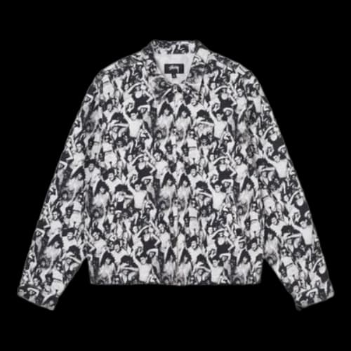 Stussy Beach Mob Bing Jacket 'Black White'