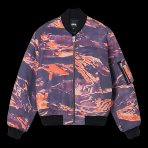 Stussy Tigris Bomber 'Purple'