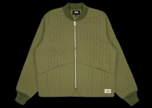 Stussy S Quilted Liner Jacket Olive