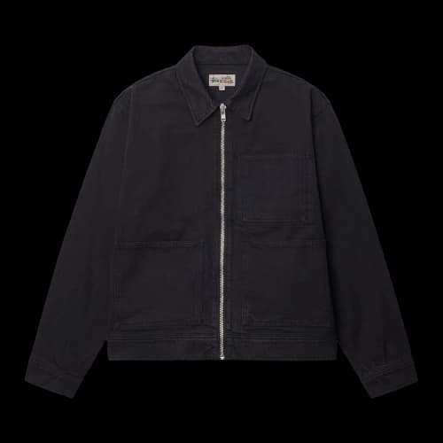 Stussy Zip Work Jacket Overdyed 'Nightshade'