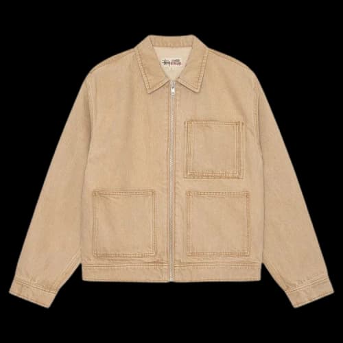 Stussy Zip Work Jacket 'Sand'