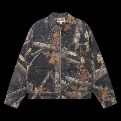 Stussy Realtree Edge Zip Work Jacket 'Black'
