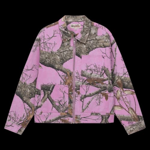 Stussy Realtree Edge Zip Work Jacket 'Pink'
