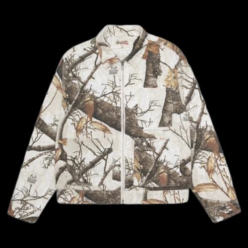 Stussy Zip Work Jacket Realtree Edge 'Snow'