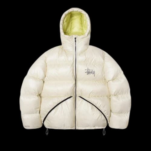 Stussy Micro Ripstop Down Parka 'Bone'