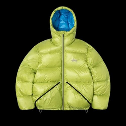 Stussy Down Parka Micro Ripstop 'Lime'
