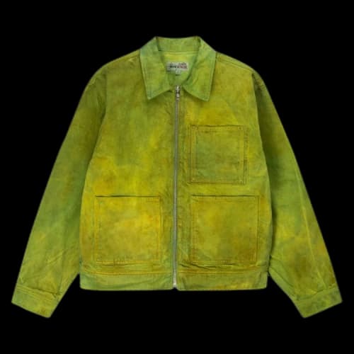 Stussy Wonderland Hand-Dyed Work Jacket 'Green'
