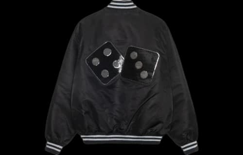Stussy Sequins Satin Jacket 'Black'