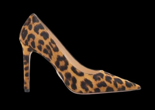 Prada Leo Hairy Calf 100mm Pumps Leopard