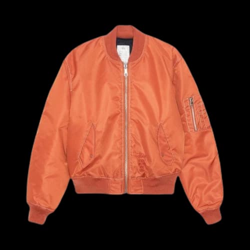Stussy Built Reversible Bomber Jacket 'Brick'
