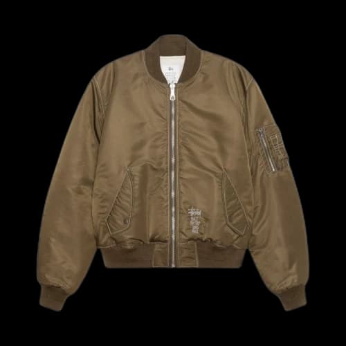 Stussy Built Reversible Bomber Jacket 'Brown'