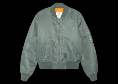 Stussy Built Reversible Bomber Jacket Green