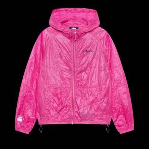Stussy Beach Wrinkled Nylon Shell 'Magenta'