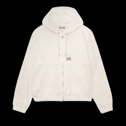 Stussy Cotton Mesh Work Jacket Bone