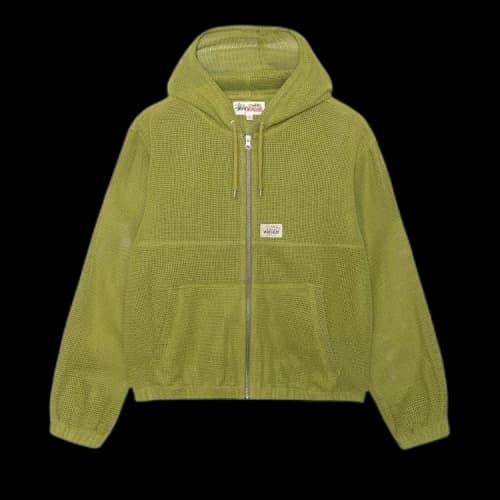 Stussy Cotton Mesh Work Jacket Green