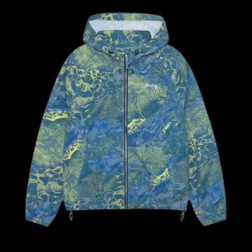 Stussy Realtree Wav3 Beach Shell 'Wave Blue/Yellow'