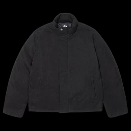 Stussy Short Down Jacket Black
