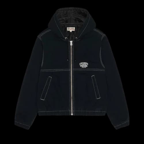 Stussy Work Contrast Stitch Jacket Black